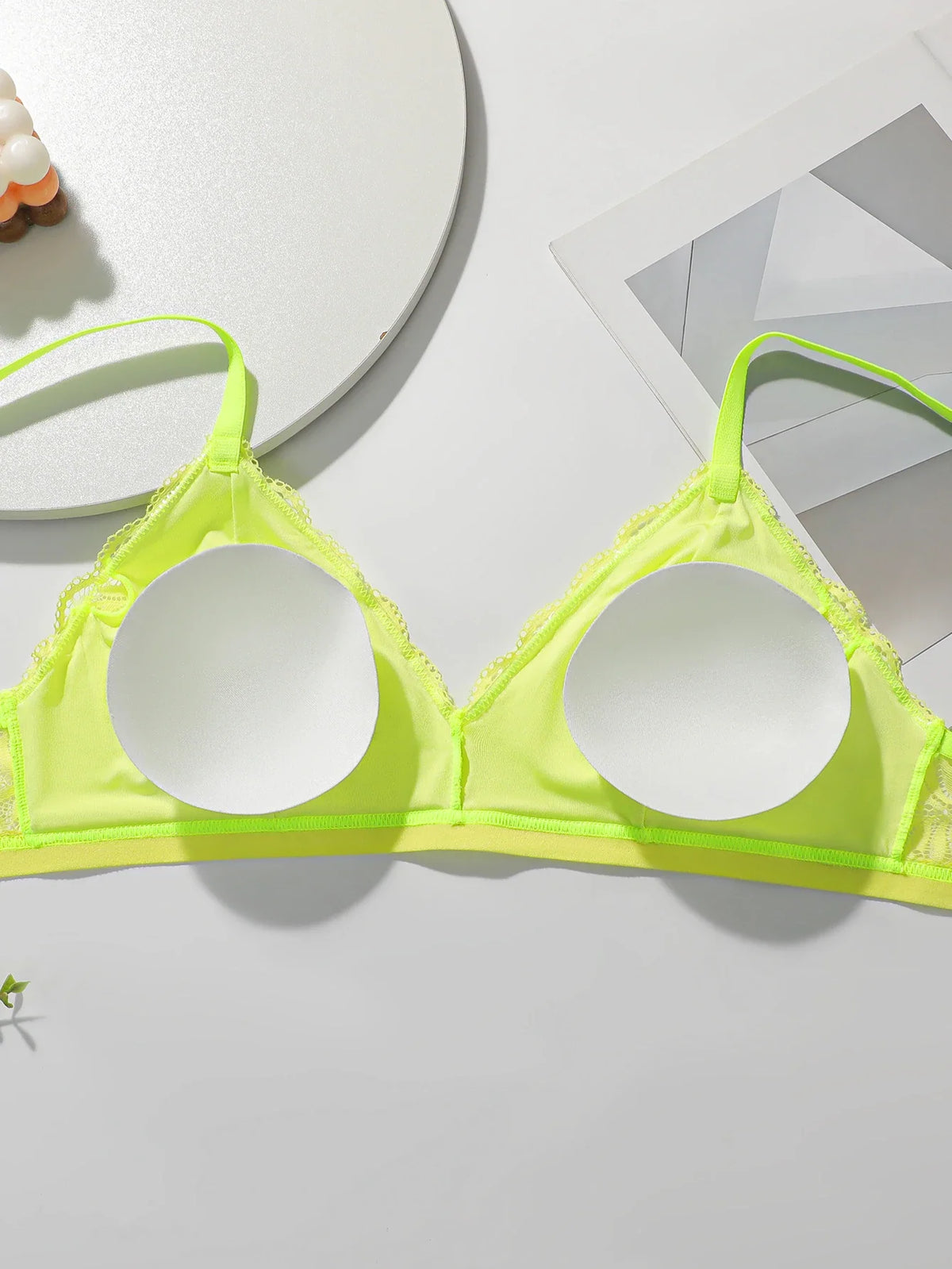 1 pcs fashionable bright color set spicy bra sexy Lingerie women&