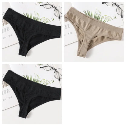 3Pcs/Set Thongs Women&