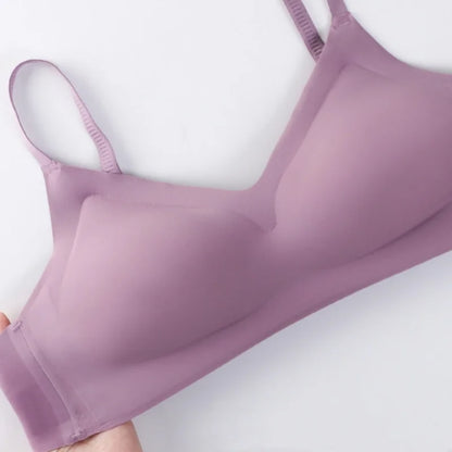 2Pcs/Set Seamless Bras For Women Wire Free Push Up Underwear Sexy Lingerie Invisible Bra Top Removable Pads Female Intimate
