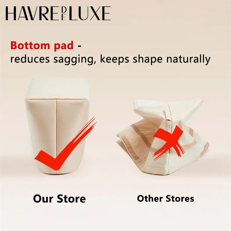 Havredeluxe Bag Organizer Insert For Longchamp Nylon Bag - Lightweight Durable Interior Storage