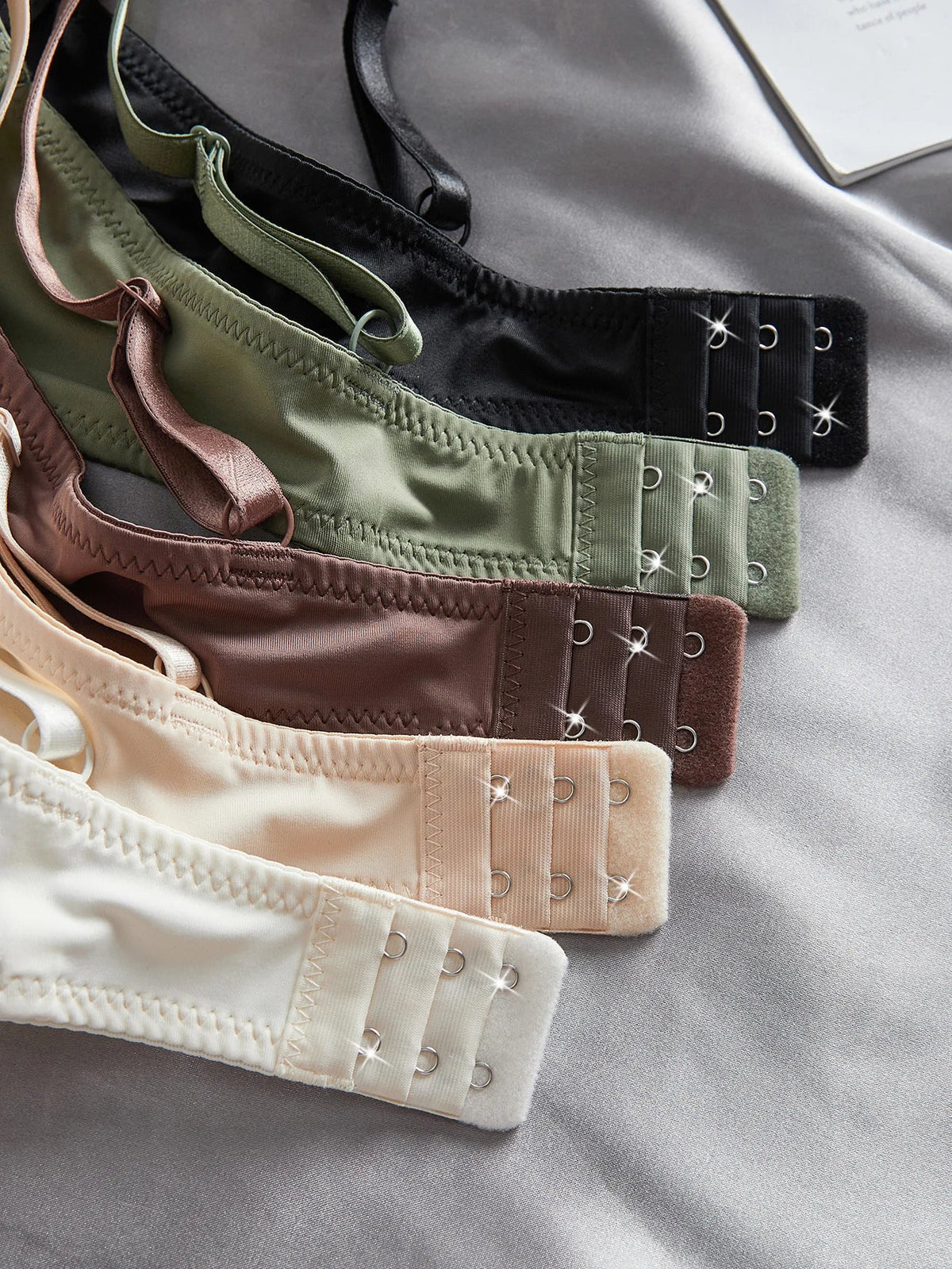 5PCS Solid Basic Women&