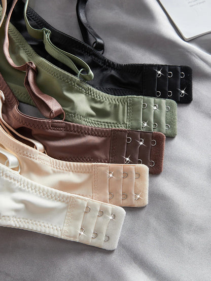 5PCS Solid Basic Women&