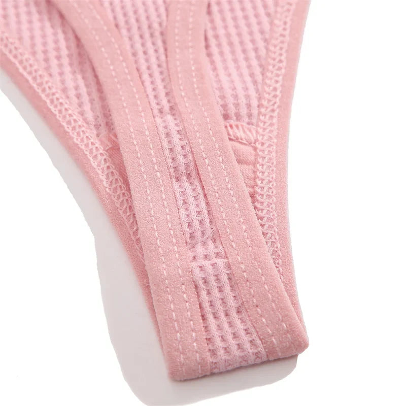 Soft Cotton G-String Panties – 7-Piece Set for Women