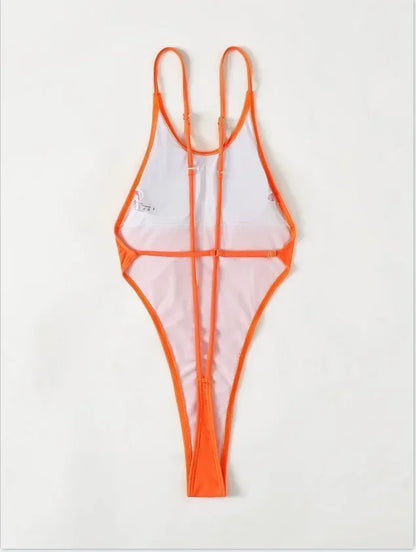 Sexy Extreme G String Mini Micro Thong Women Swimwear One Piece Swimsuit Female Backless Monokini Bather Bathing Suit Swim Lady