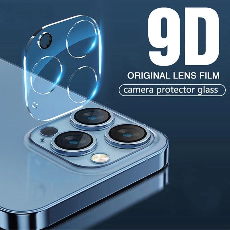 4Pc Camera Lens Protector For iPhone 14 13 12 Pro Max Full Cover Tempered Glass For iPhone 13 12 Mini Camera Protector Lens Film Camera Protective Glass For iphone