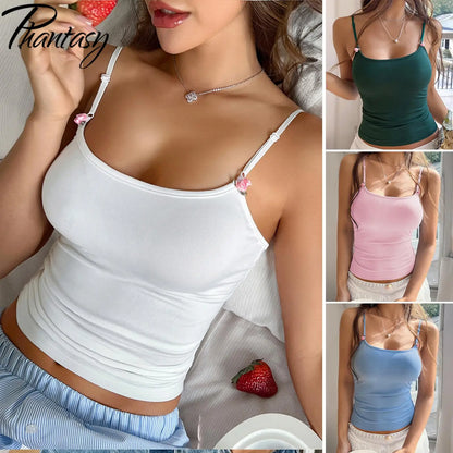 Phantasy Y2k Basic Solid Color Women&