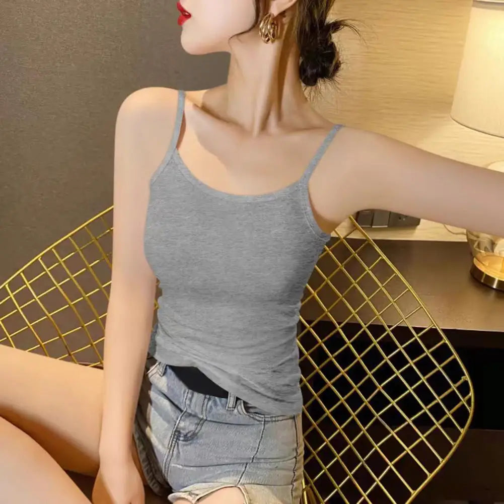 Summer Basic Undershirts Women&