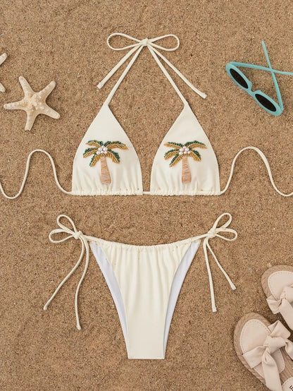 DEKA Sexy Triangle Micro Thong Bikini Set Women Push Up Bandage Summer Bathing Suit Holiday Swimwear Biquini Mini Bikini Sets