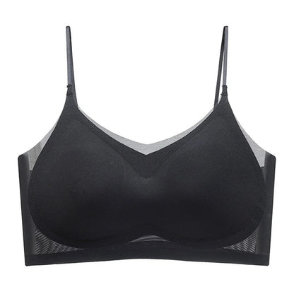 Ultra-Thin Breathable Ice Silk Top Bra Women&