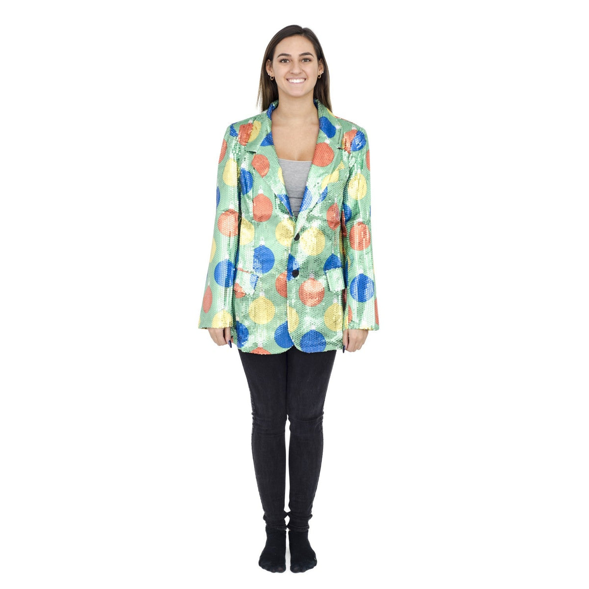 Sequin Ornaments Blazer Jacket
