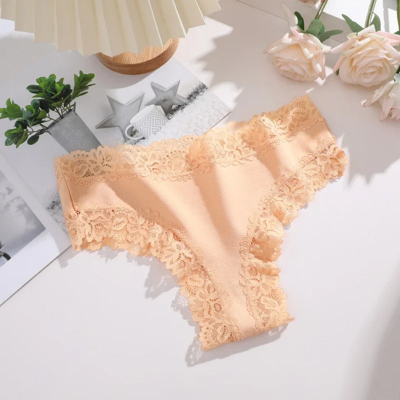 Women’s Cotton-Blend Low-Rise G-String Panties