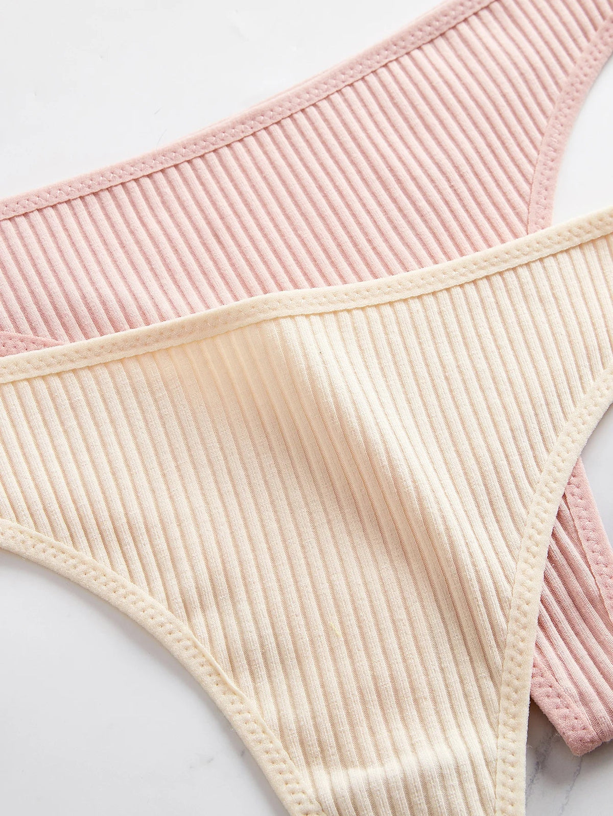 10Pcs Ribbed Women&