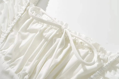 Bowknot White Summer Women&