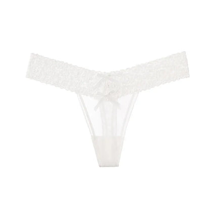 Sexy Girls Briefs Thong Women Panties Lace G String Transparent Underwear Low Waist Seamless Female Lingerie