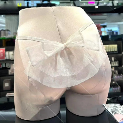 Bowknot Lace Sexy Girls Briefs Women Panties Seamless G String Transparent Thong Underwear Low Waist Female Lingerie