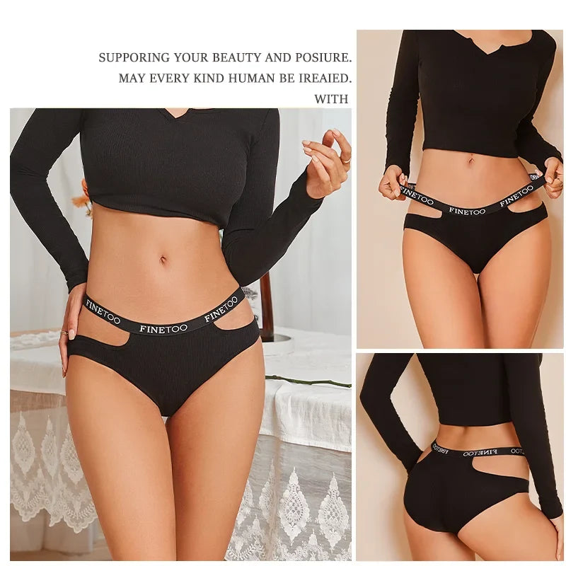 Cotton Double Letter Belt Briefs – Sexy &amp; Comfortable Women&