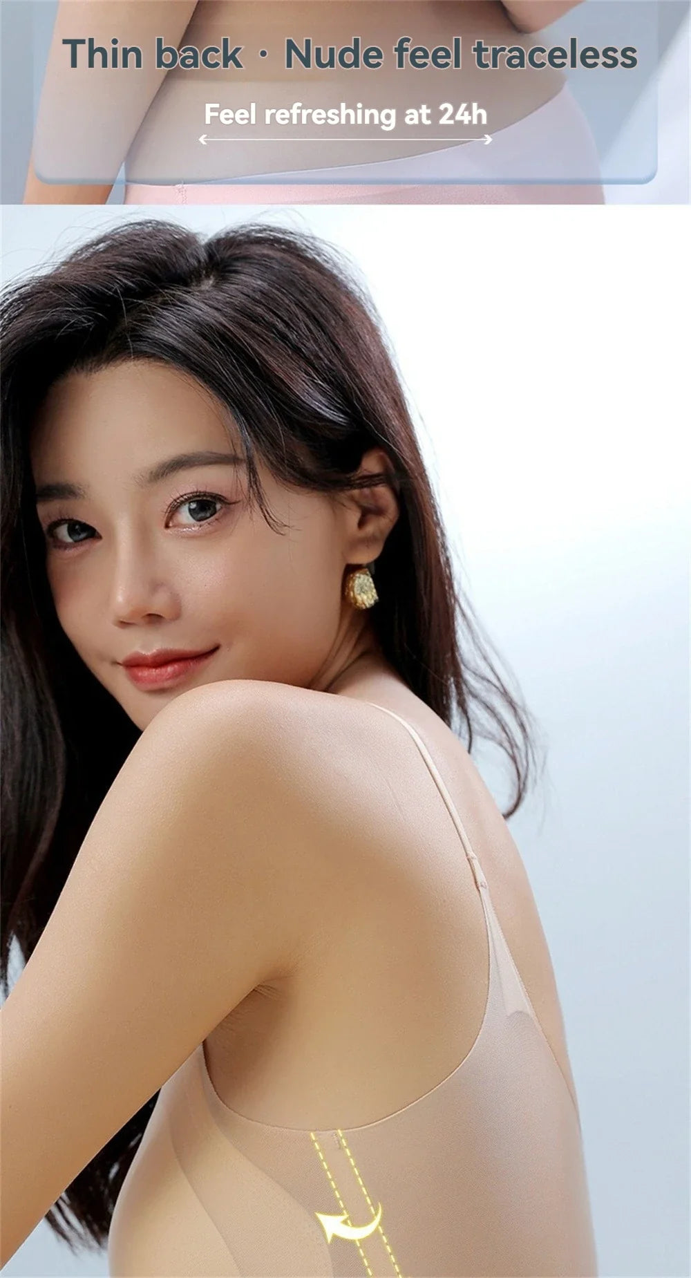 Ultra-Thin Breathable Ice Silk Top Bra Women&