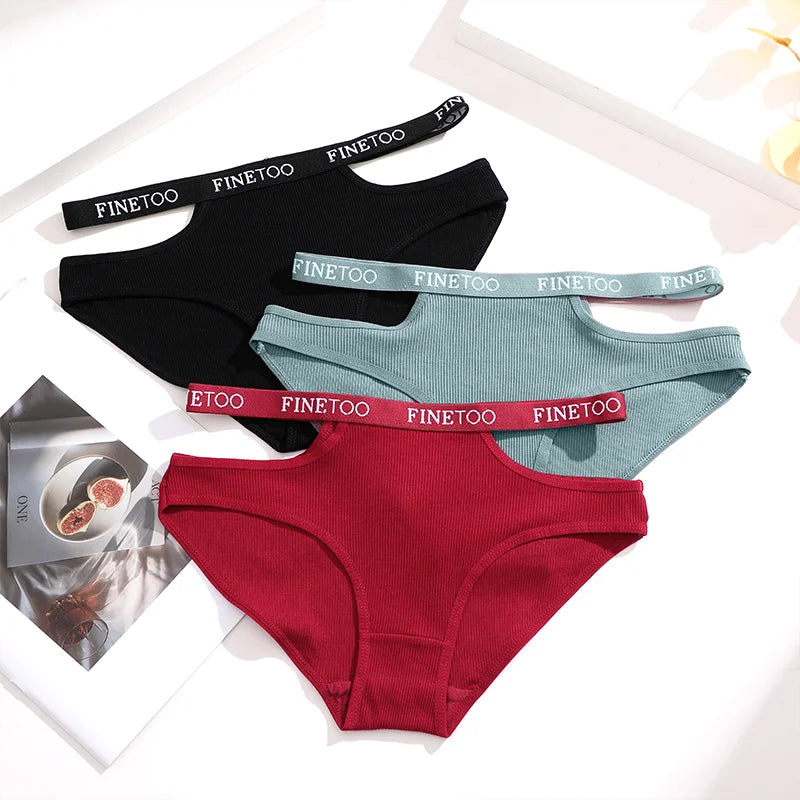 Cotton Double Letter Belt Briefs – Sexy &amp; Comfortable Women&