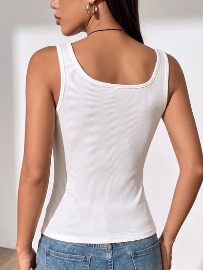 Solid Ribbed Women&