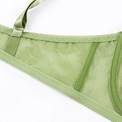 Ultra Thin Plus Size Womens Underwire Support Bra Adjustable Straps No Padding Comfort Leisure Sexy Brassiere
