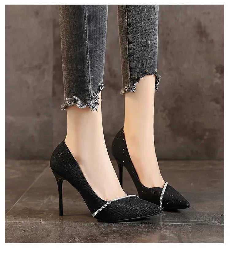 High Heels Women with  Spring and Autumn Pointy Women&