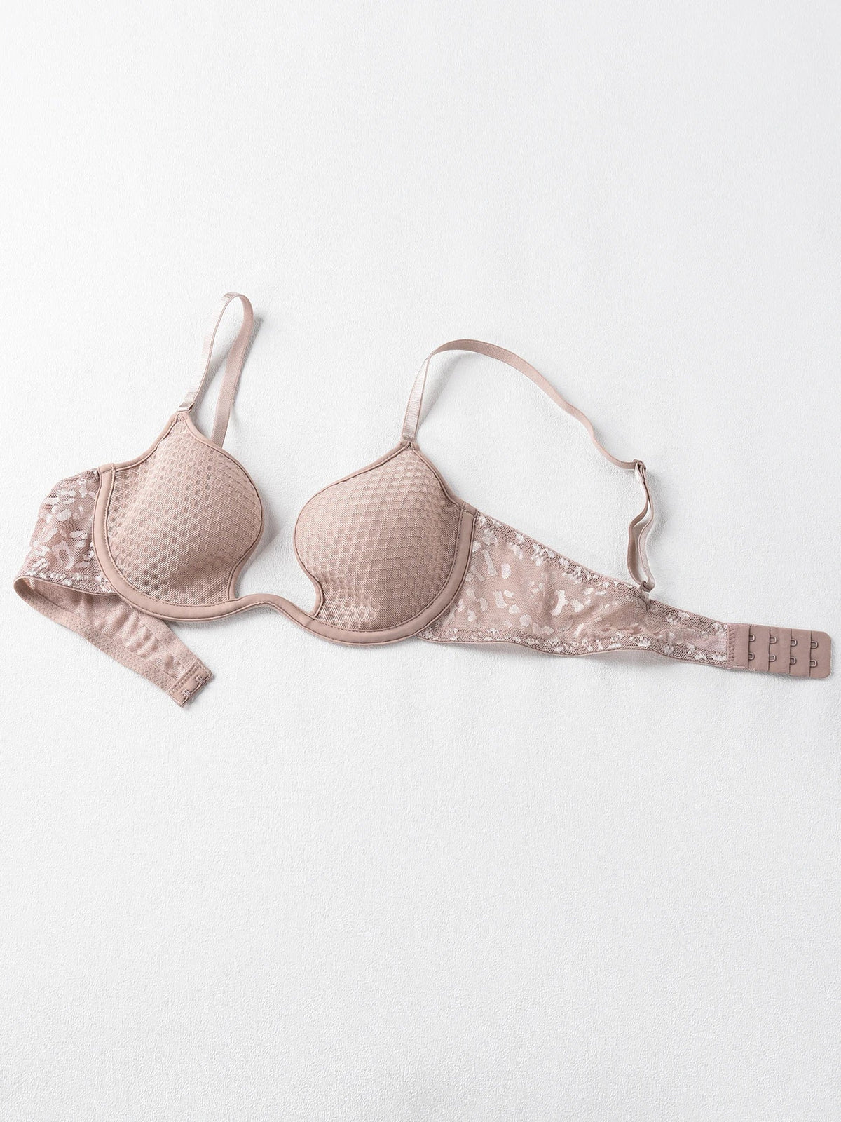 Sexy U-shaped spacer bra thin mesh Breathable underwear underwire comfortable stylish Lingerie bralette