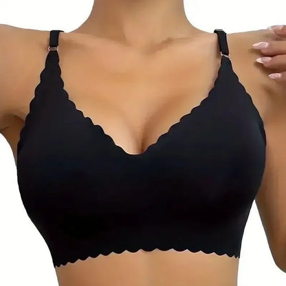 Seamless Ice Silk Ultra-Thin Breathable Bra Comfortable Breathable Underwear Women&