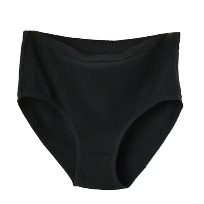 Soft High Waist Cotton Panties Underwear For Women Breathable Plus Size Woman Briefs Female Lingerie Underpants Panty Striped