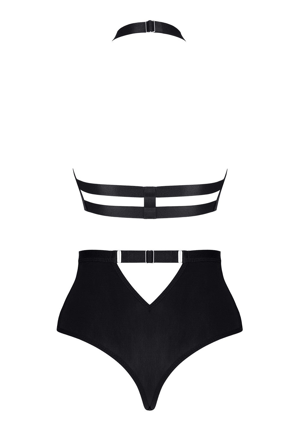 Demoniq Paloma Sheer Lace Bra &amp; High Waist Shorts