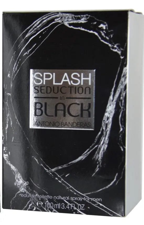 Splash Seduction In Black By Antonio Banderas For Men 3.4oz EDT Spray
