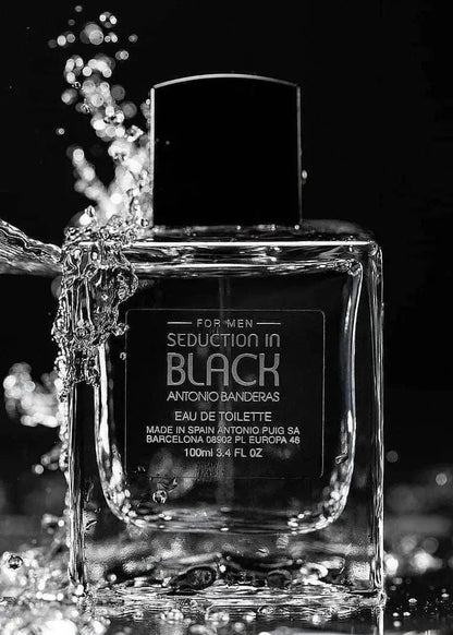 Splash Seduction In Black By Antonio Banderas For Men 3.4oz EDT Spray