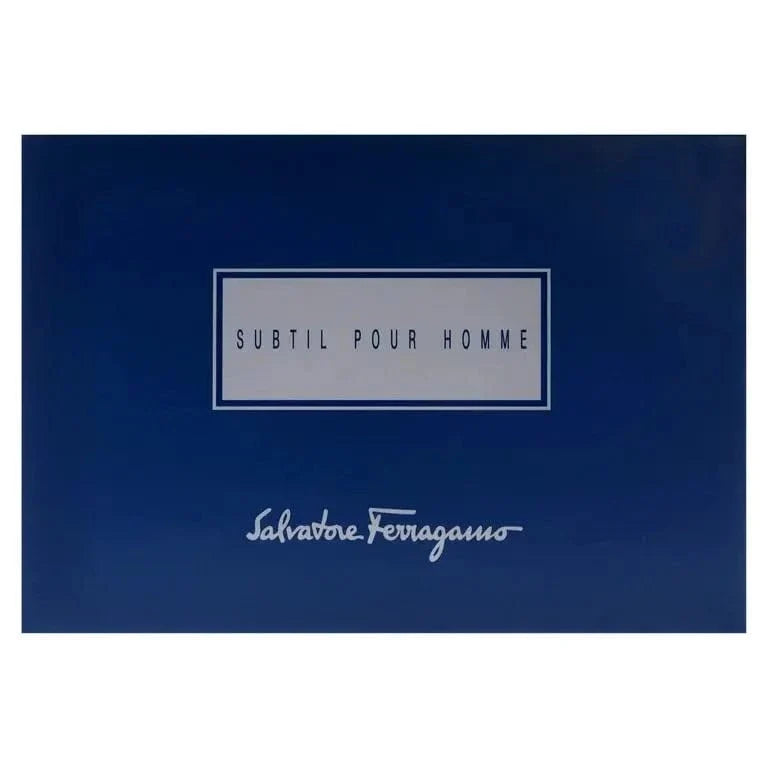 Subtil Pour Homme By Salvatore Ferragamo For Men 3Pcs Set EDT Spray