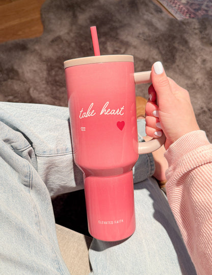 Take Heart 40 oz Ascend Tumbler