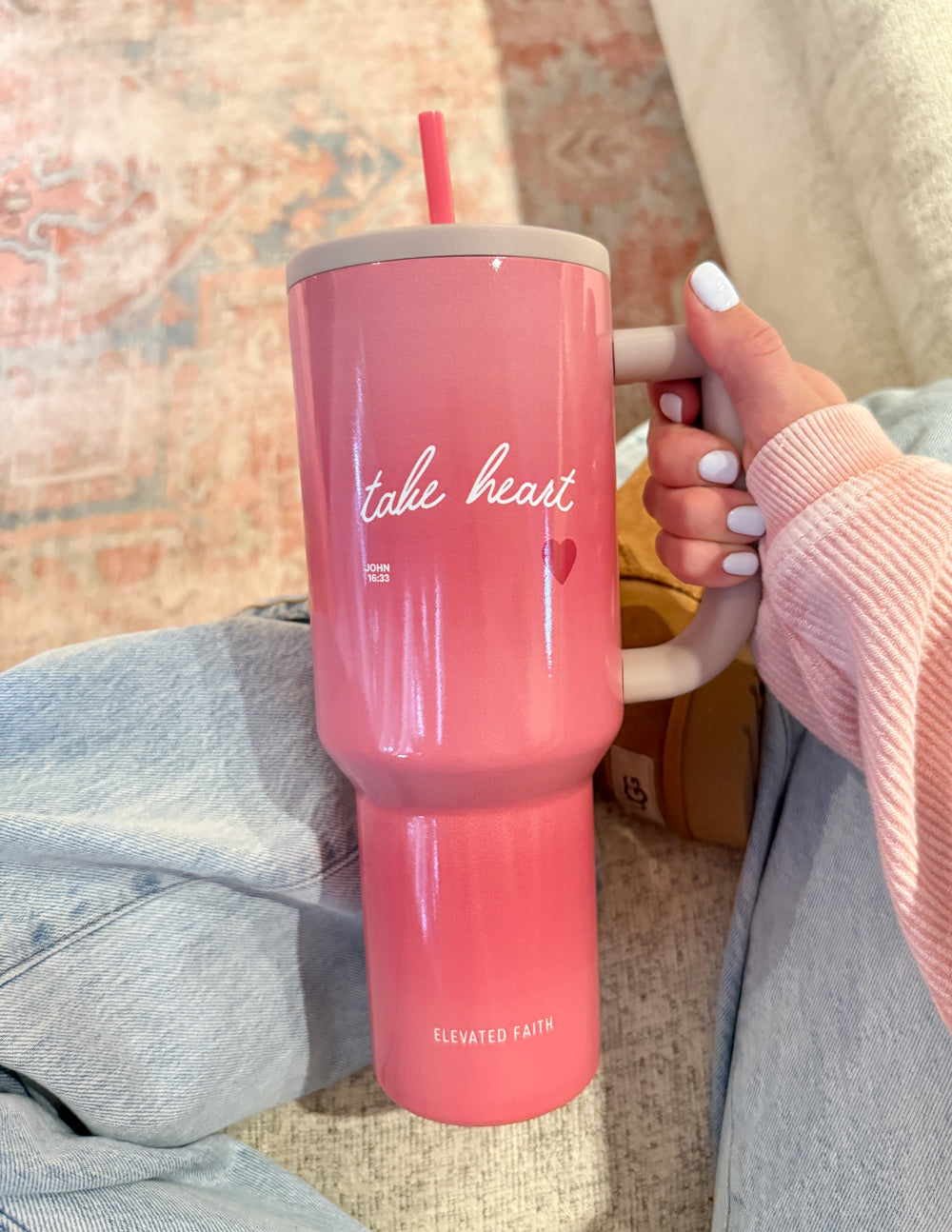 Take Heart 40 oz Ascend Tumbler