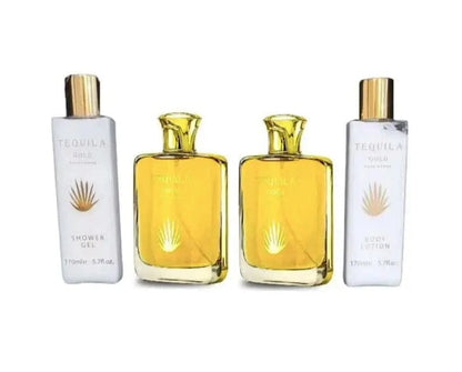 Tequila Gold 4 Piece Gift Set For Men&