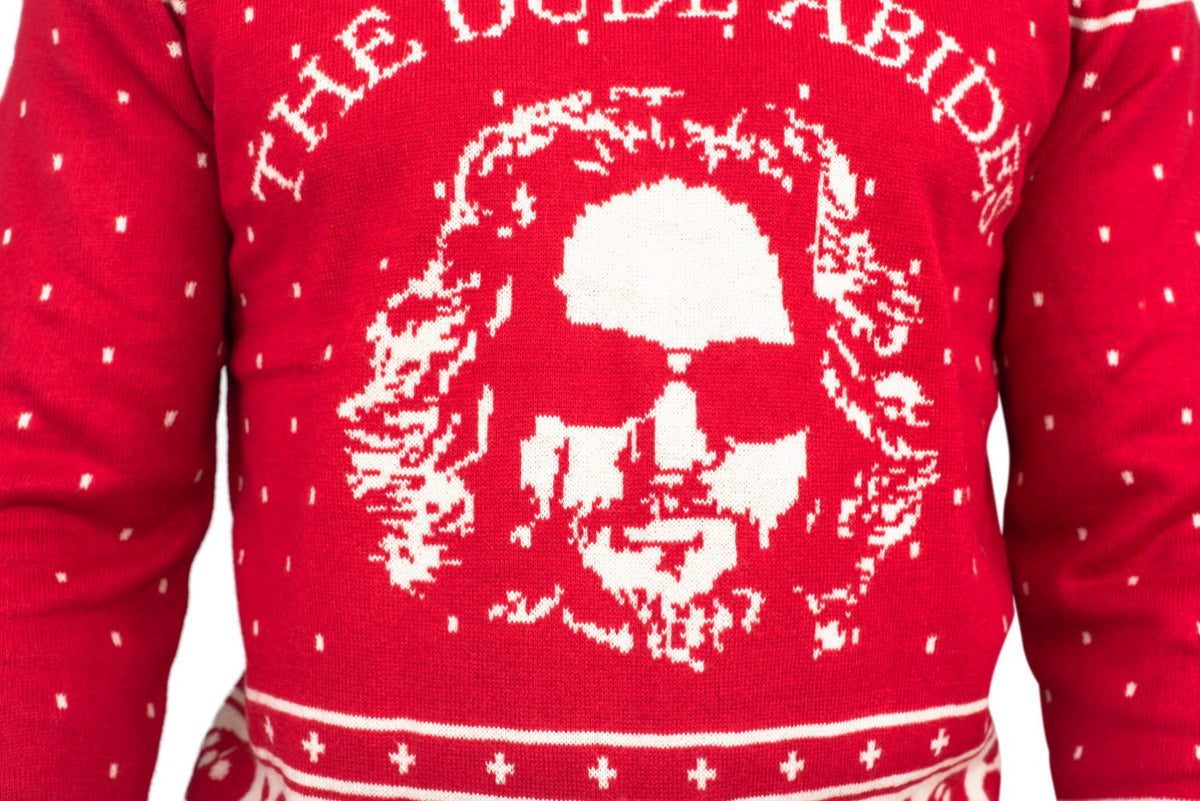 The Dude Abides Ugly Christmas Xmas Sweater