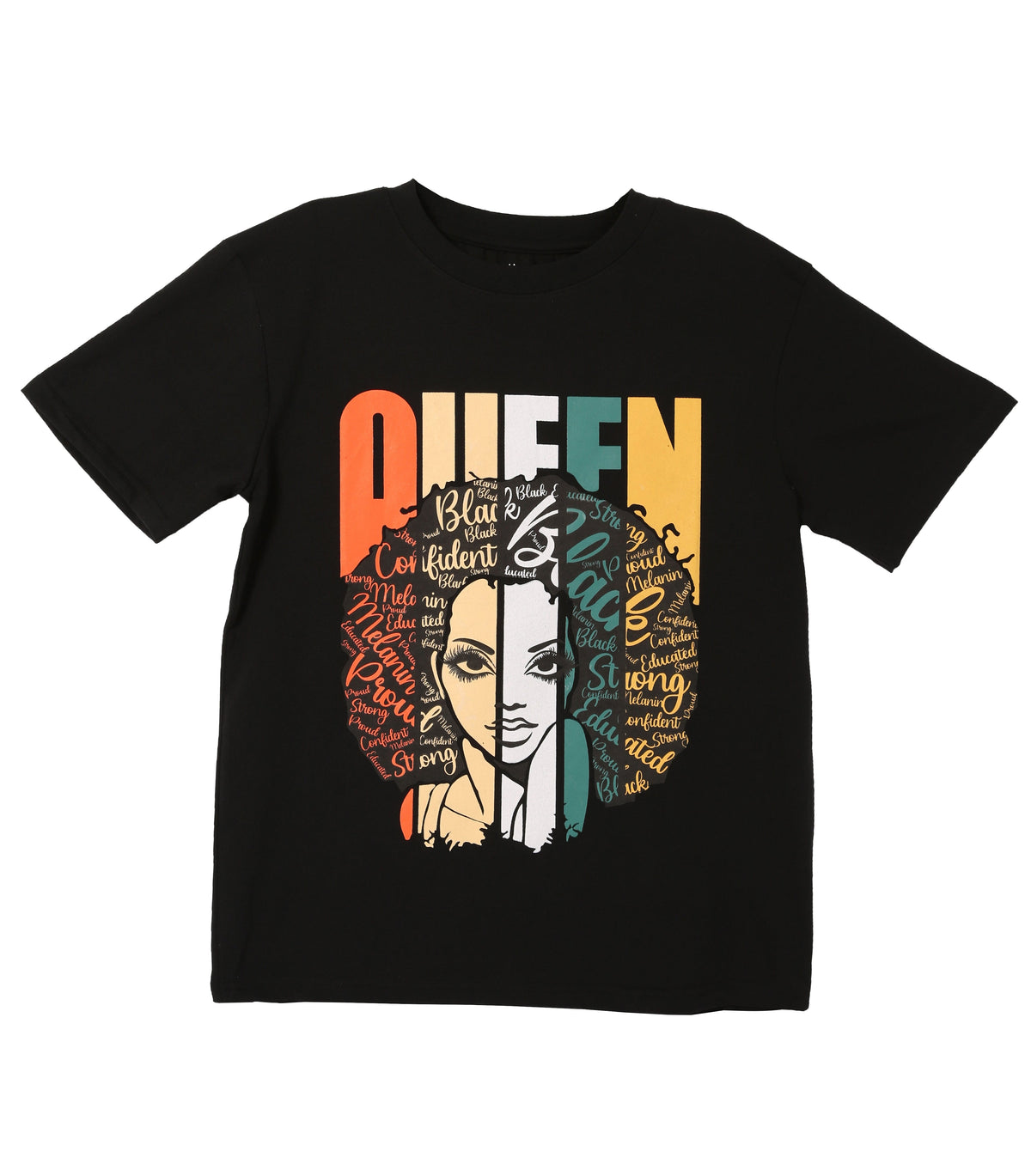 Sakkas Esi Unisex African American T-shirt Printed Kente Tee Short Sleeve