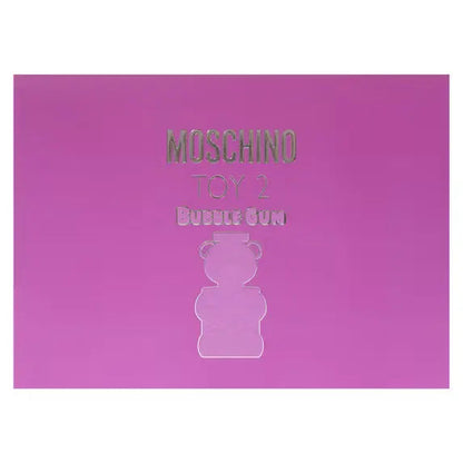 Toy 2 Bubble Gum By Moschino For Women EDT Spray (4pc Gift Set)
