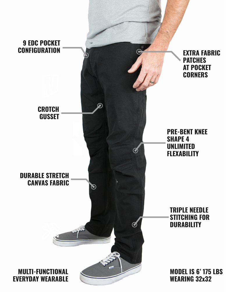 Trailblazer Taper Fit Pants - BLK