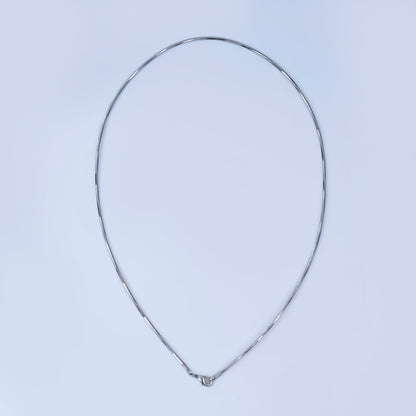 24K Gold Filled Structured Cocoon Chain Collar Necklace in Gold &amp; Silver | WA-3137 WA-3138