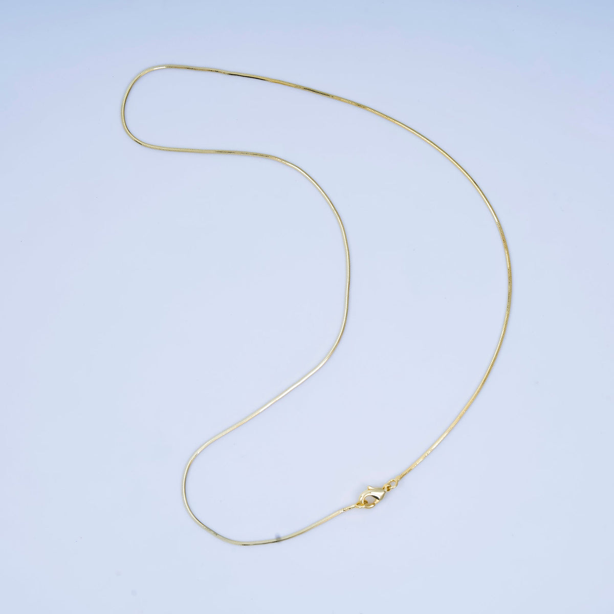 24K Gold Filled 1.2mm Cocoon Snake 20 Inch Chain Necklace | WA-3231
