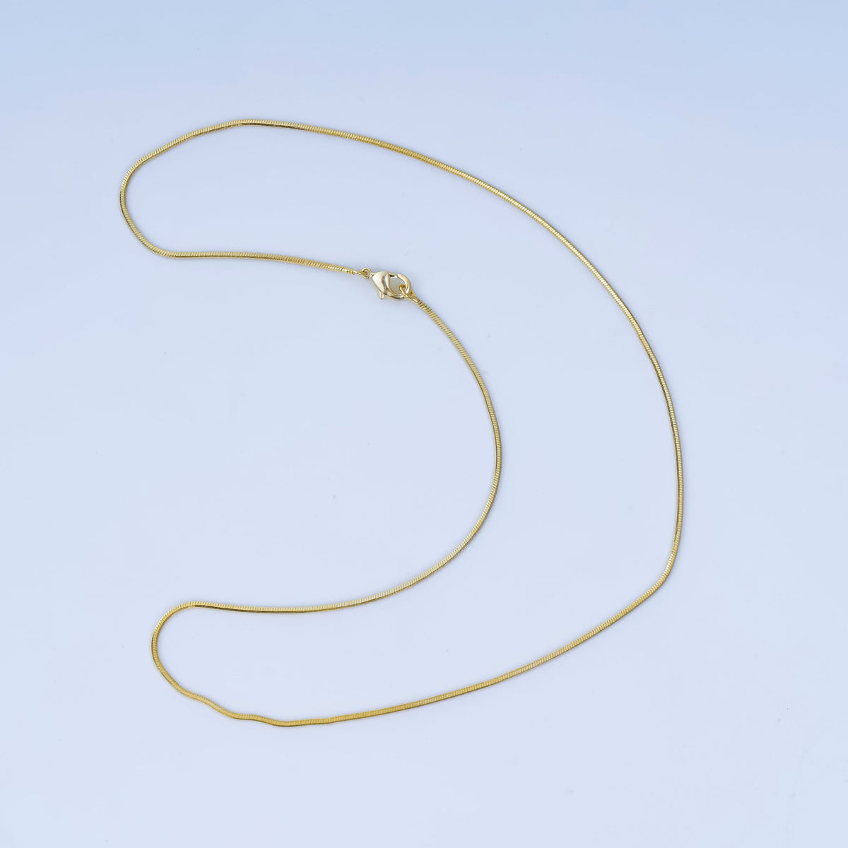 24K Gold Filled 1.2mm Snake Cocoon 18 Inch Chain Necklace | WA-3232