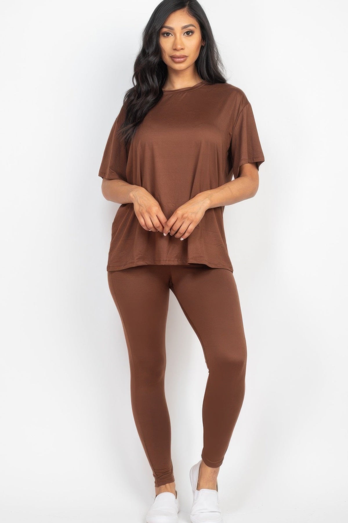 Oversized T-shirt &amp; Leggings Set