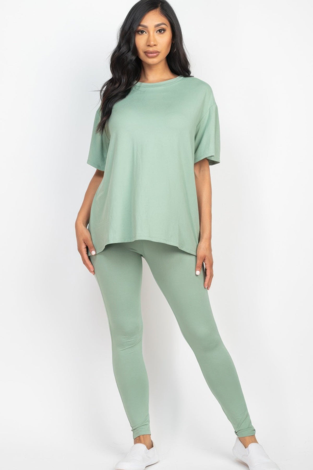 Oversized T-shirt &amp; Leggings Set