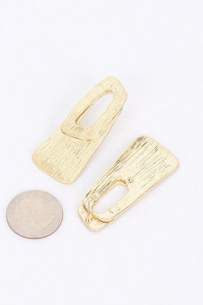 Gold Plated Metal Earring