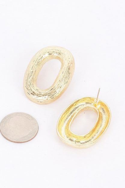 Gold Plated Metal Earring