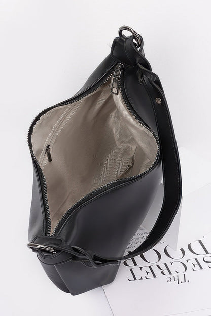 Faux Strap Shoulder Bag