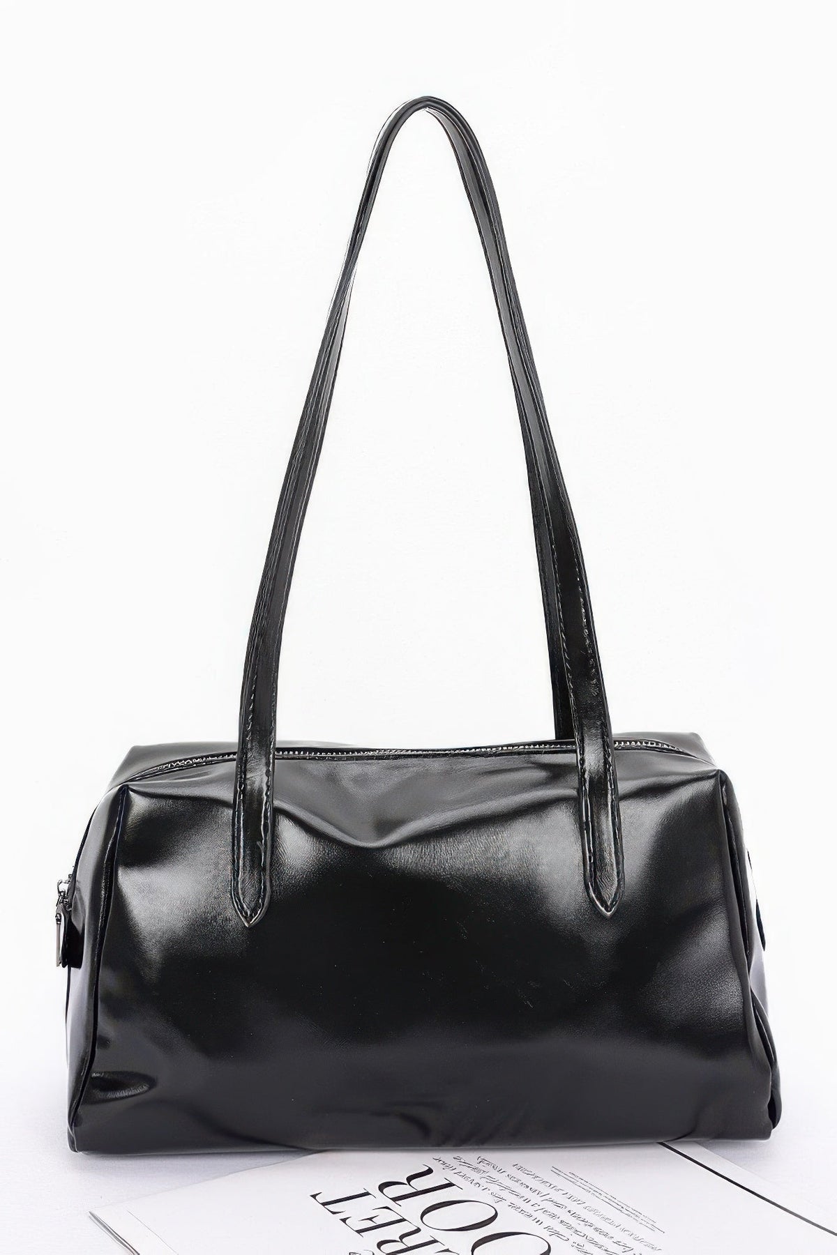 Faux Leather Sport Bag