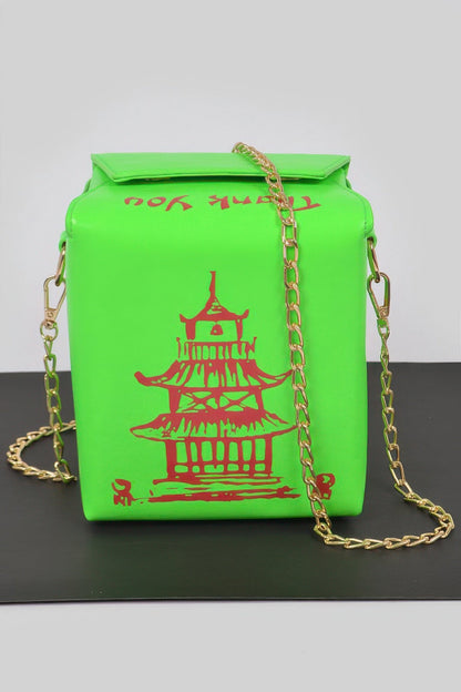 Chinese To Go Box Clutch