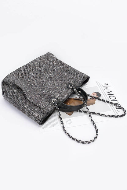 Simple Daily Shoulder Strap Tote Bag